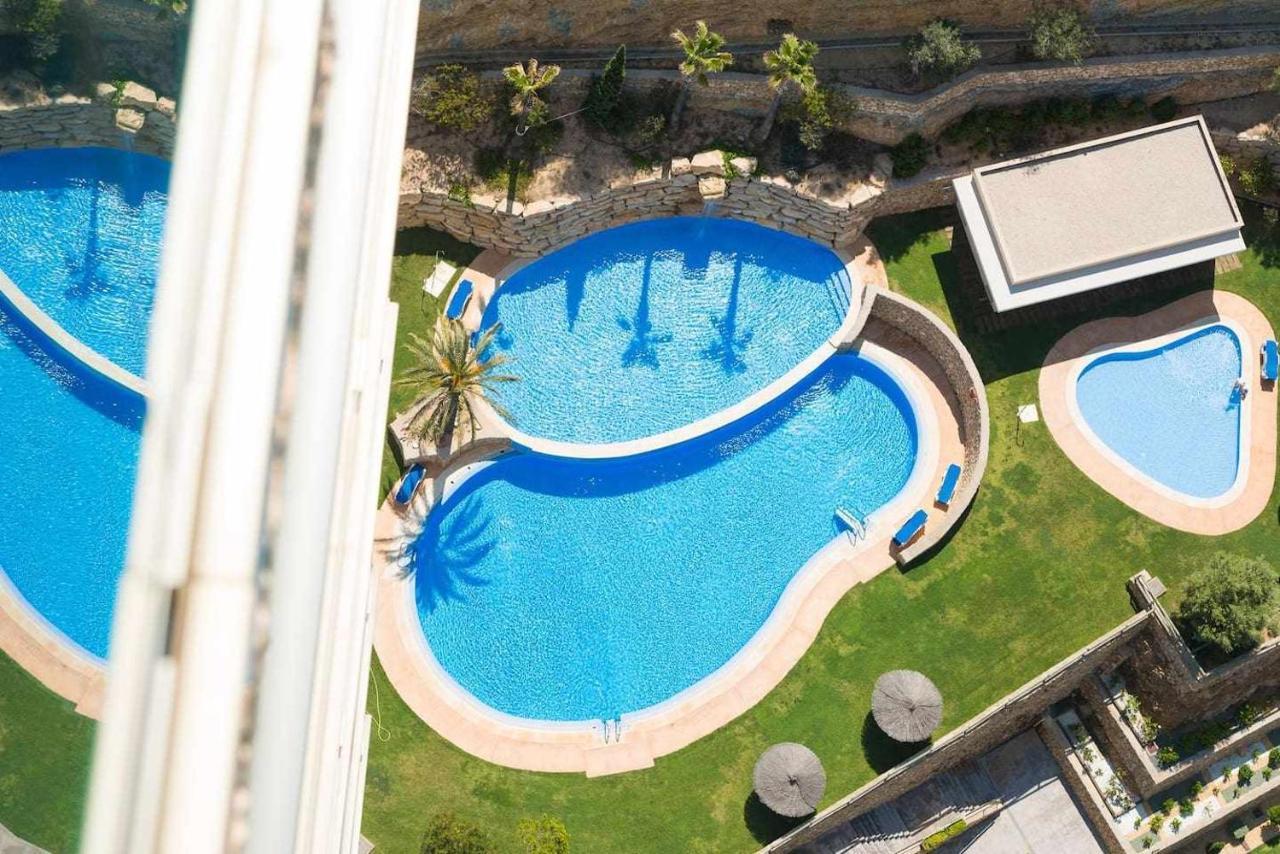 High Rise Apartment On The 39Th Floor With Private Terrace And Sea Views Benidorm Exterior foto